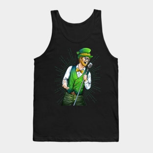 singer singing st patrick's day Tank Top